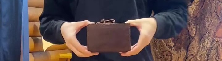 L字ファスナー折財布 (W-1015)